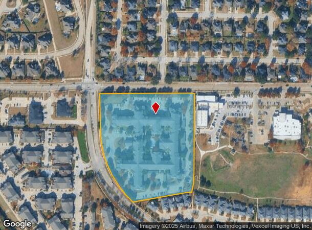 501 Bourland Rd, Keller, TX Parcel Map