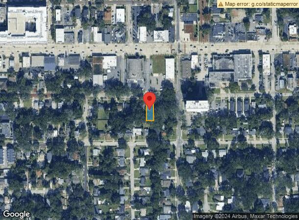  1910 Hillcrest St, Orlando, FL Parcel Map