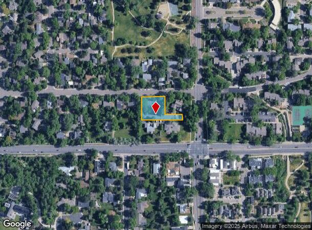  2500 Juniper Ave, Boulder, CO Parcel Map