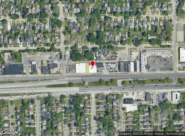  1437 E 8 Mile Rd, Hazel Park, MI Parcel Map