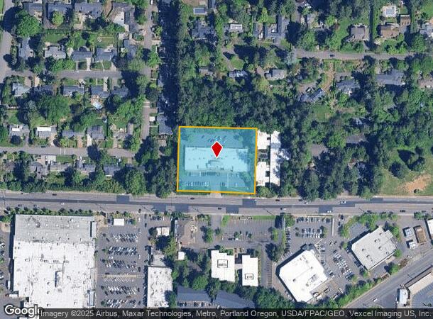  7417 Sw Beaverton Hillsdale Hwy, Portland, OR Parcel Map