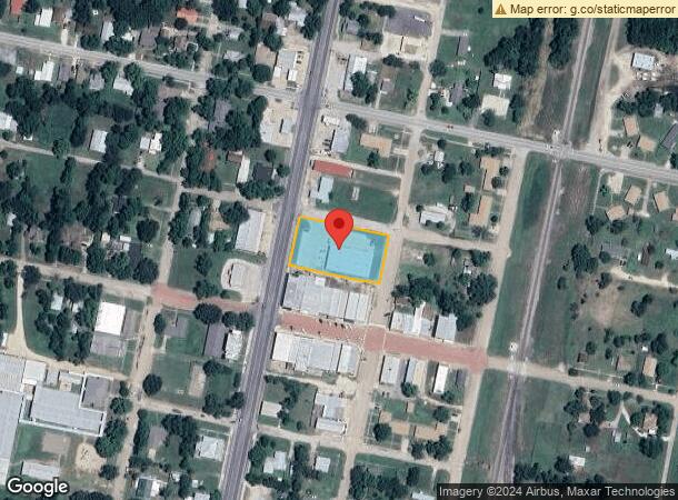  106 N 3Rd St, Wortham, TX Parcel Map