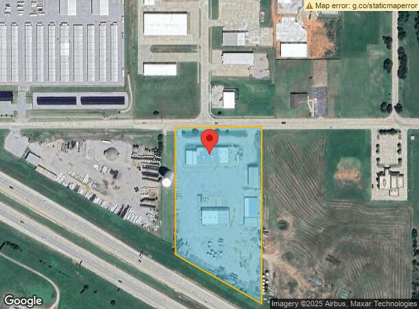  1600 W Vandament Ave, Yukon, OK Parcel Map