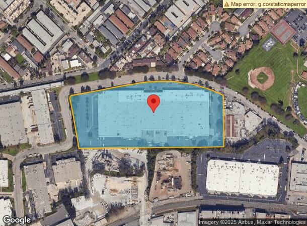  490-500 N Oak St, Inglewood, CA Parcel Map