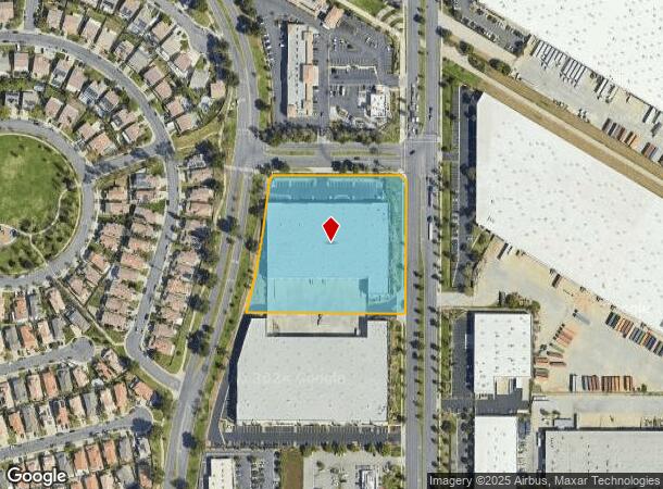  7580 Cherry Ave, Fontana, CA Parcel Map