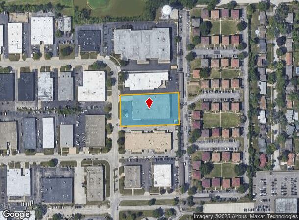  1045 Entry Dr, Bensenville, IL Parcel Map