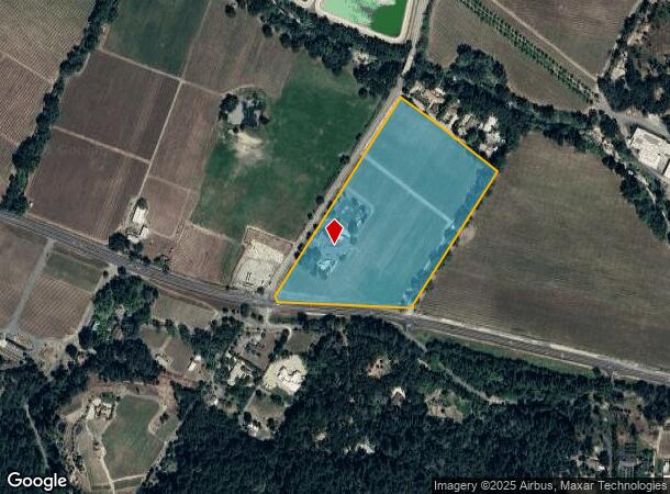  1183 Dunaweal Ln, Calistoga, CA Parcel Map