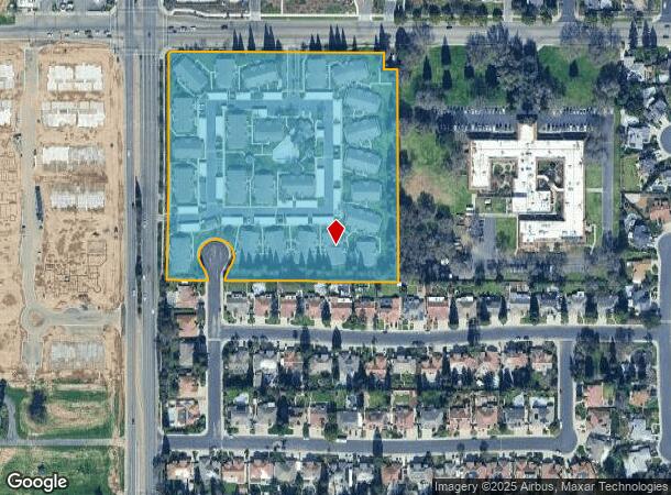 755 W Alluvial Ave, Clovis, CA Parcel Map