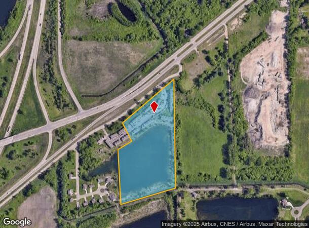  6476 Blue Water Dr, Dimondale, MI Parcel Map