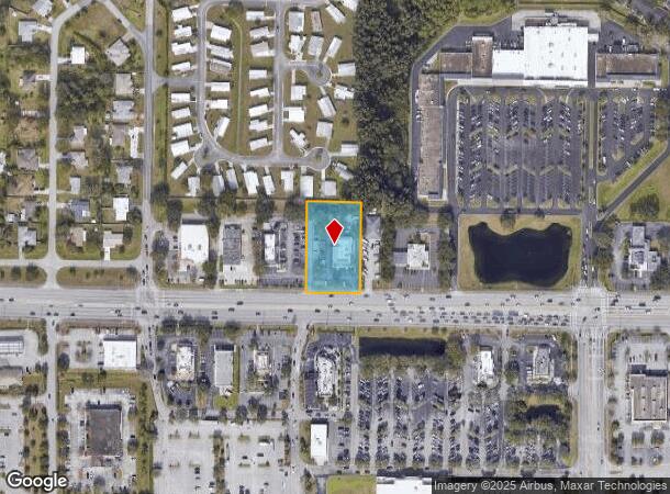 1109 Malabar Rd Ne, Palm Bay, FL Parcel Map