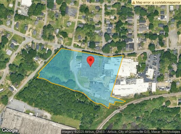  1117 W Bramlett Rd, Greenville, SC Parcel Map