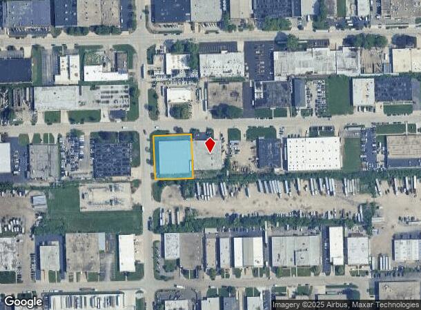 125 W Factory Rd, Addison, IL Parcel Map