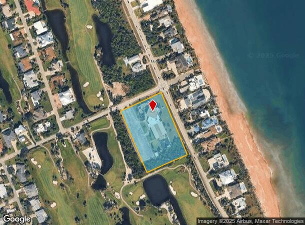 338 Ocean Shore Blvd, Ormond Beach, FL Parcel Map