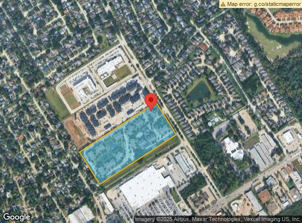  14723 T C Jester Blvd, Houston, TX Parcel Map