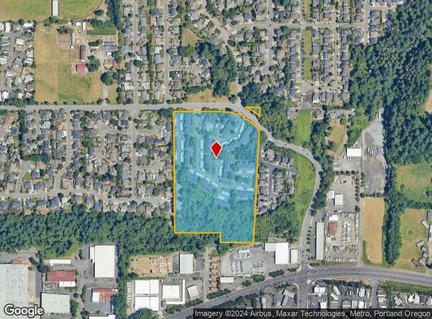  13300 Se Hubbard Rd, Clackamas, OR Parcel Map