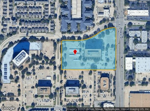 4100 Alpha Rd, Dallas, TX Parcel Map