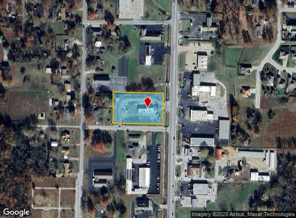  1529 S Elliott Ave, Aurora, MO Parcel Map