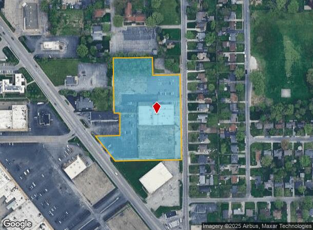 2835 Lafayette Rd, Indianapolis, IN Parcel Map
