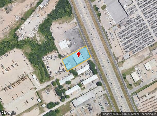911 S Interstate 45 Service Rd, Hutchins, TX Parcel Map