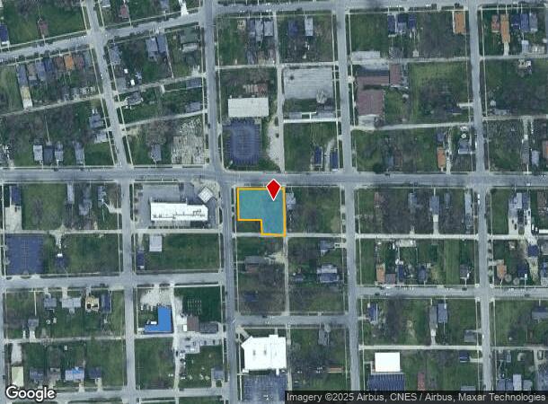 702 E Lewis St, Fort Wayne, IN Parcel Map