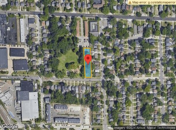  617 E Hudson Ave, Royal Oak, MI Parcel Map