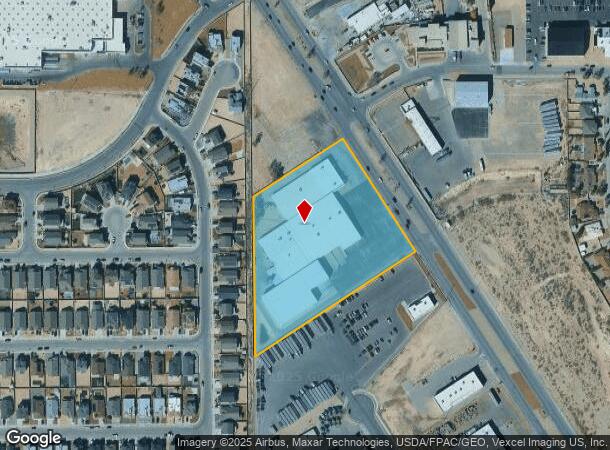 201 S Darrington Rd, El Paso, TX Parcel Map