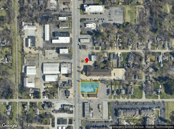  114 N Dixie Way, South Bend, IN Parcel Map