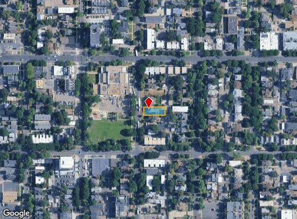  1638 N High St, Denver, CO Parcel Map