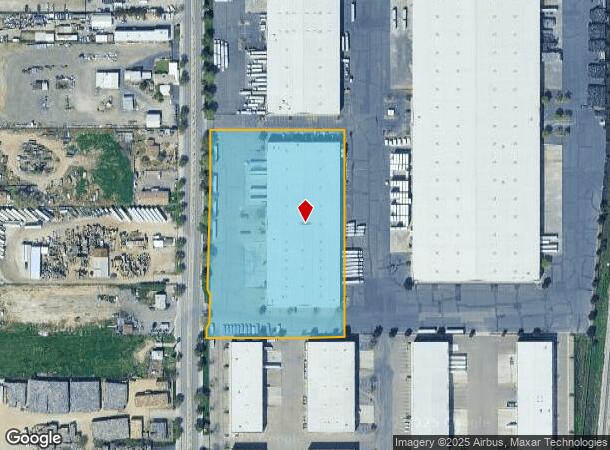  2875 S Elm Ave, Fresno, CA Parcel Map