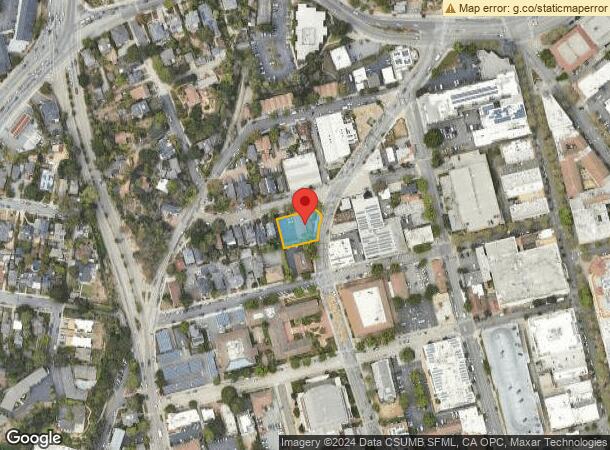  911 Center St, Santa Cruz, CA Parcel Map