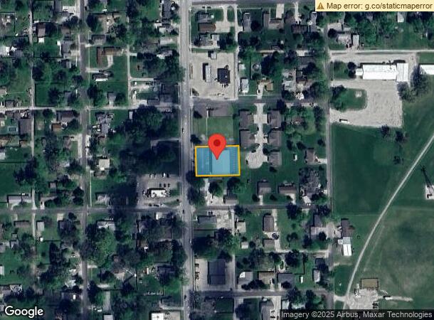  1220 N Springfield St, Virden, IL Parcel Map