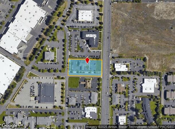 9861 N Nevada St, Spokane, WA Parcel Map