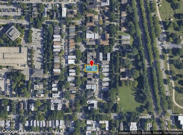  335 Custer Ave, Evanston, IL Parcel Map