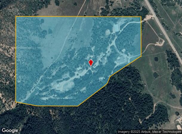  12163 S Perry Park Rd, Larkspur, CO Parcel Map