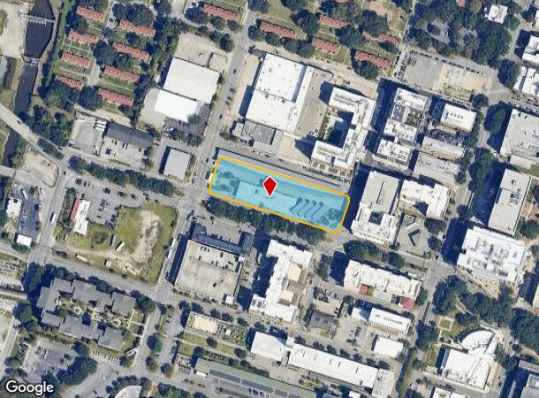  610 W Oglethorpe Ave, Savannah, GA Parcel Map