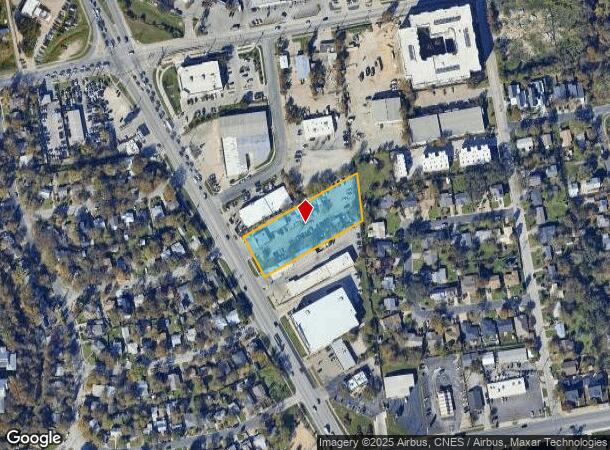  2039 Airport Blvd, Austin, TX Parcel Map