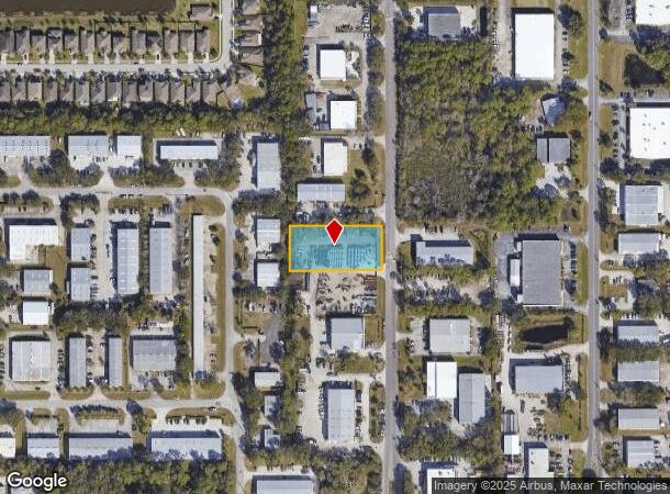  374 West Dr, Melbourne, FL Parcel Map