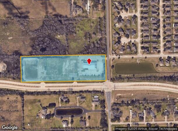  1610 Oday Rd, Pearland, TX Parcel Map