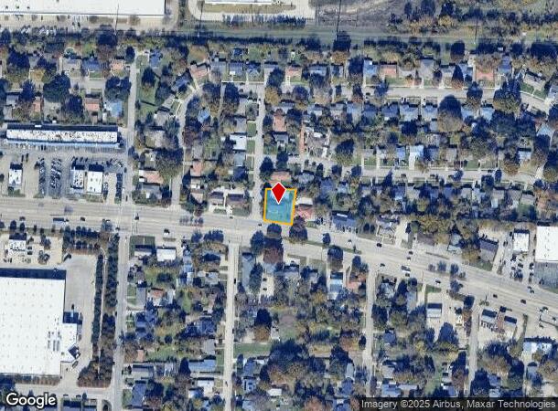  1202 W University Dr, Mckinney, TX Parcel Map