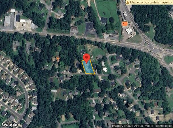  672 Turner St, Hillsborough, NC Parcel Map