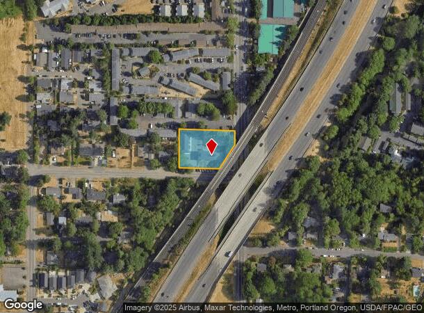 9151 Se Crystal Springs Blvd, Portland, OR Parcel Map