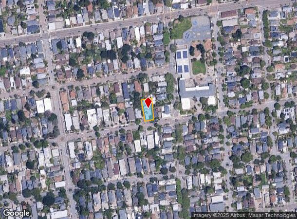 1643 Prince St, Berkeley, CA Parcel Map