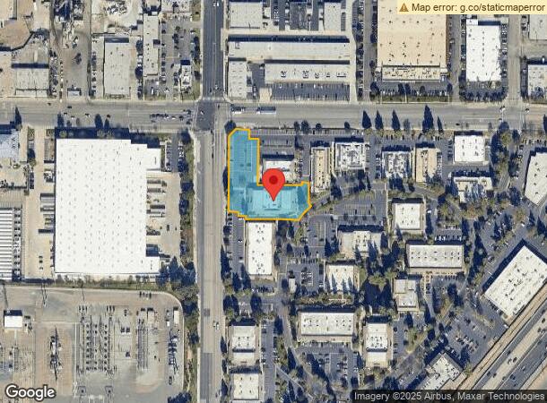  1504 E Warner Ave, Santa Ana, CA Parcel Map