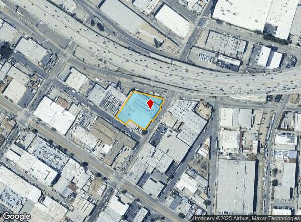 1705 Hooper Ave, Los Angeles, CA Parcel Map