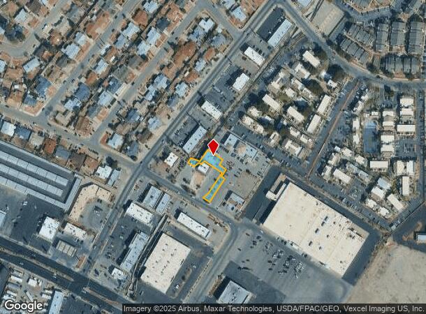  6151 Dew Dr, El Paso, TX Parcel Map