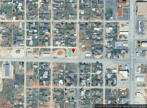 1302 17Th St, Anson, TX Parcel Map