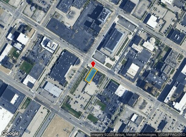 1313 Jefferson Ave, Toledo, OH Parcel Map