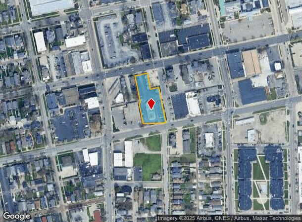  610 W Jefferson Blvd, Fort Wayne, IN Parcel Map