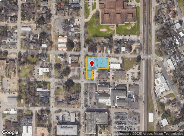 702 N Thompson St, Conroe, TX Parcel Map