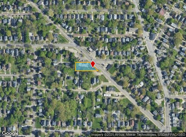  848 W Exchange St, Akron, OH Parcel Map